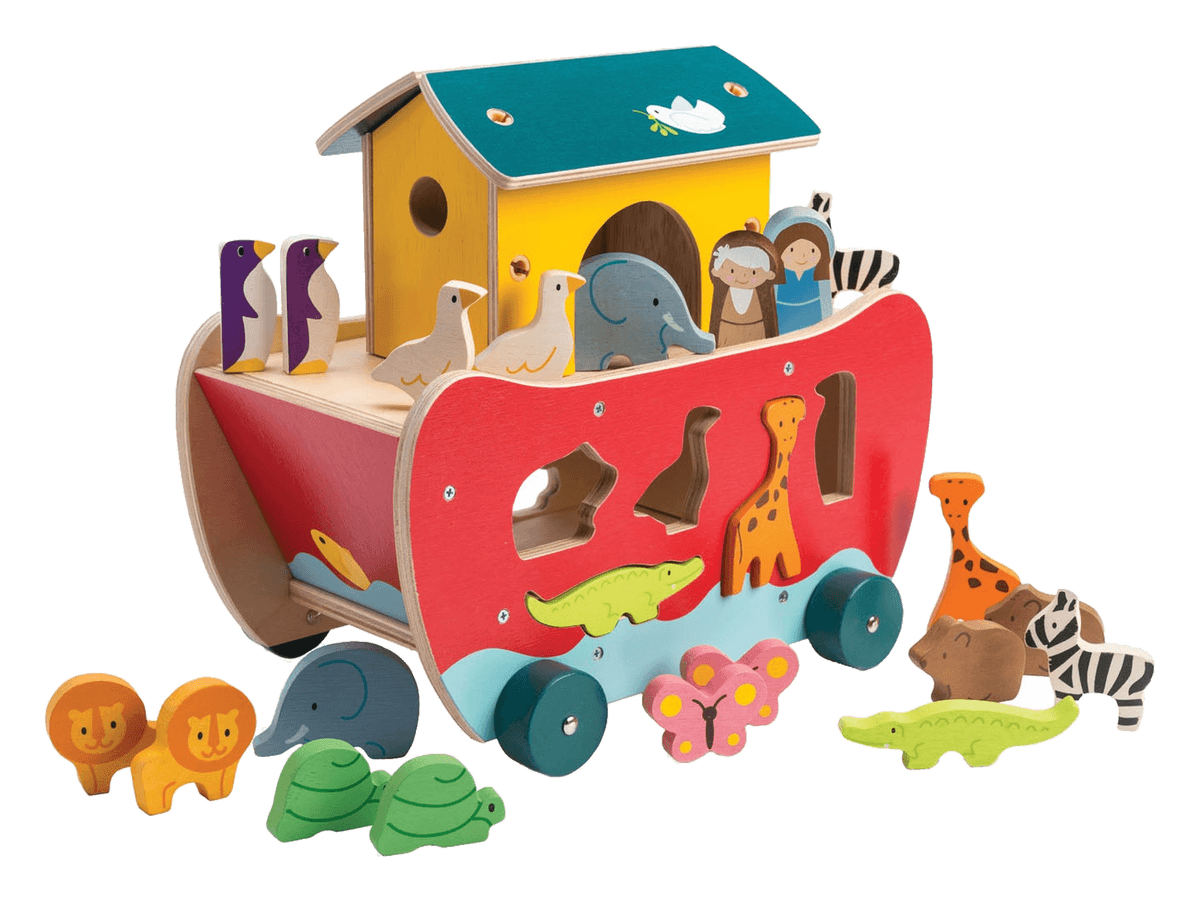 Sorting Ark — wooden toy for ages 1 to 3