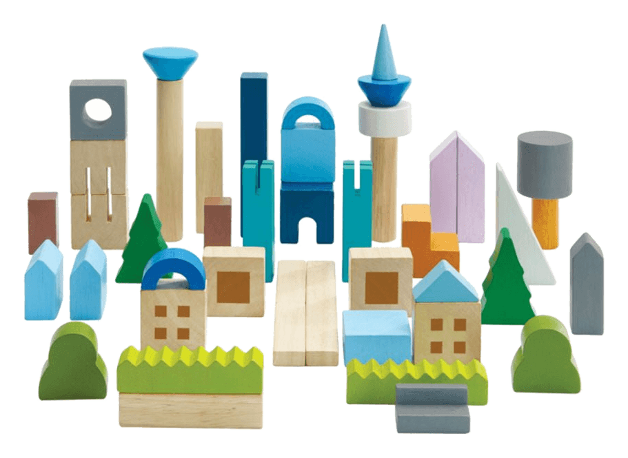 City Blocks Set — wooden toy for ages 3 to 6